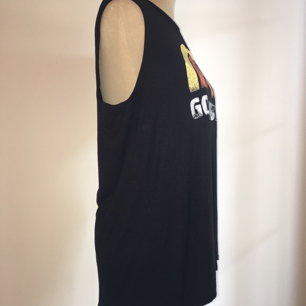 NWT Good Vibes sleeveless high low top - Picture 5 of 7